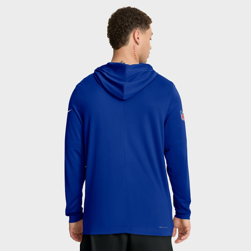 Buffalo Bills Nike Sideline Pure Fury Performance Long Sleeve Hoodie T-Shirt