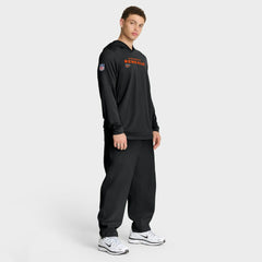 Cincinnati Bengals Nike Sideline Pure Fury Performance Long Sleeve Hoodie T-Shirt