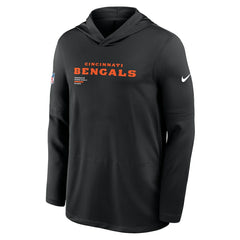 Cincinnati Bengals Nike Sideline Pure Fury Performance Long Sleeve Hoodie T-Shirt