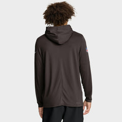 Cleveland Browns Nike Sideline Pure Fury Performance Long Sleeve Hoodie T-Shirt