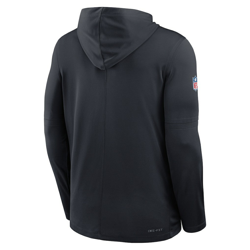 Houston Texans Nike Sideline Pure Fury Performance Long Sleeve Hoodie T-Shirt