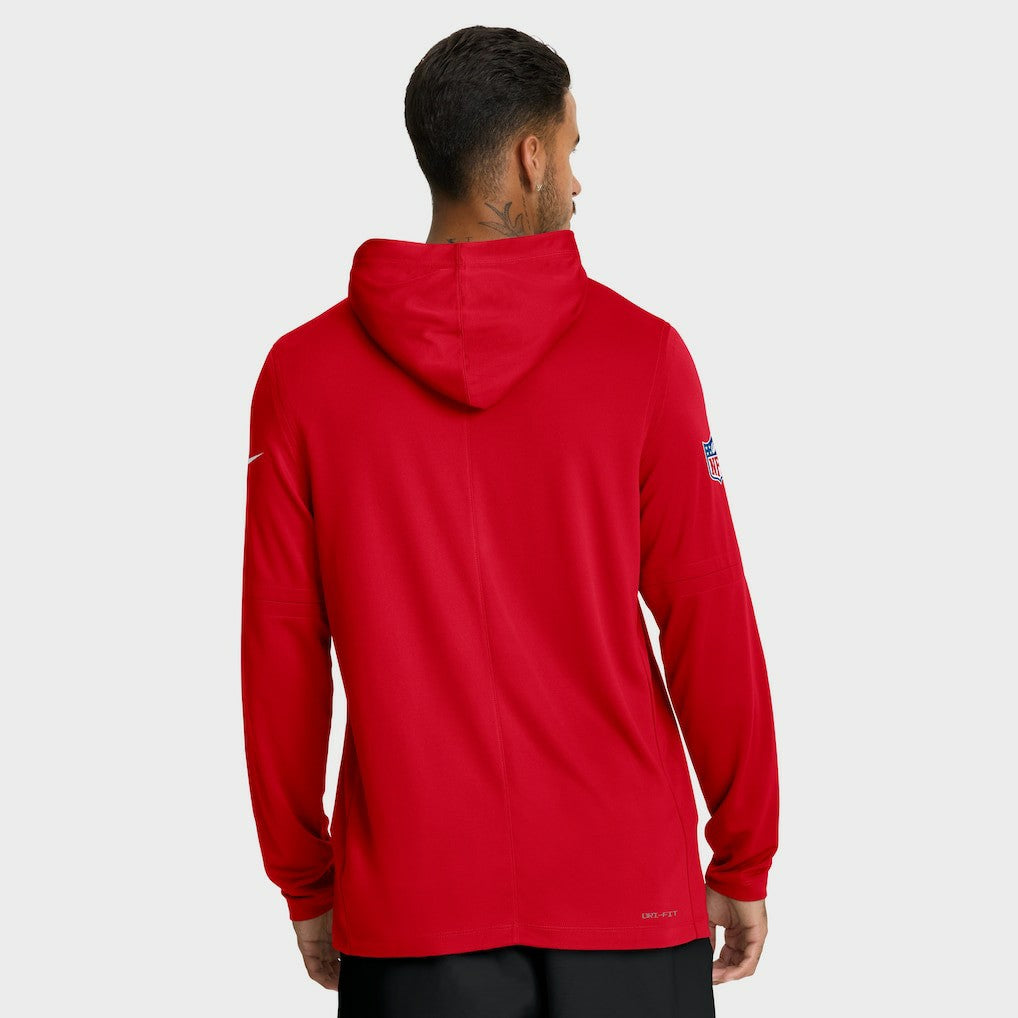 Houston Texans Nike Sideline Pure Fury Performance Long Sleeve Hoodie T-Shirt