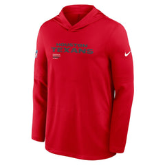 Houston Texans Nike Sideline Pure Fury Performance Long Sleeve Hoodie T-Shirt