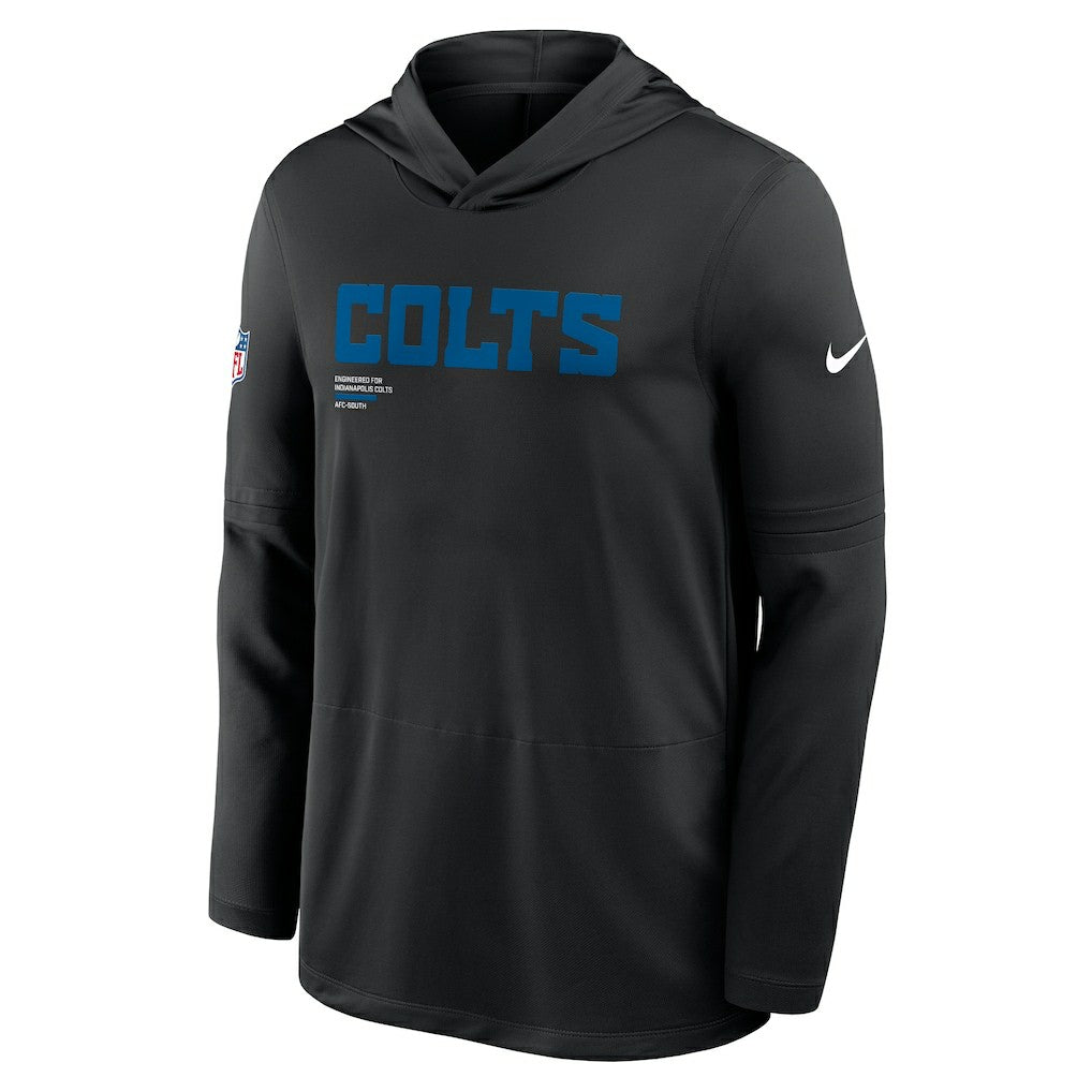 Indianapolis Colts Nike Sideline Pure Fury Performance Long Sleeve Hoodie T-Shirt