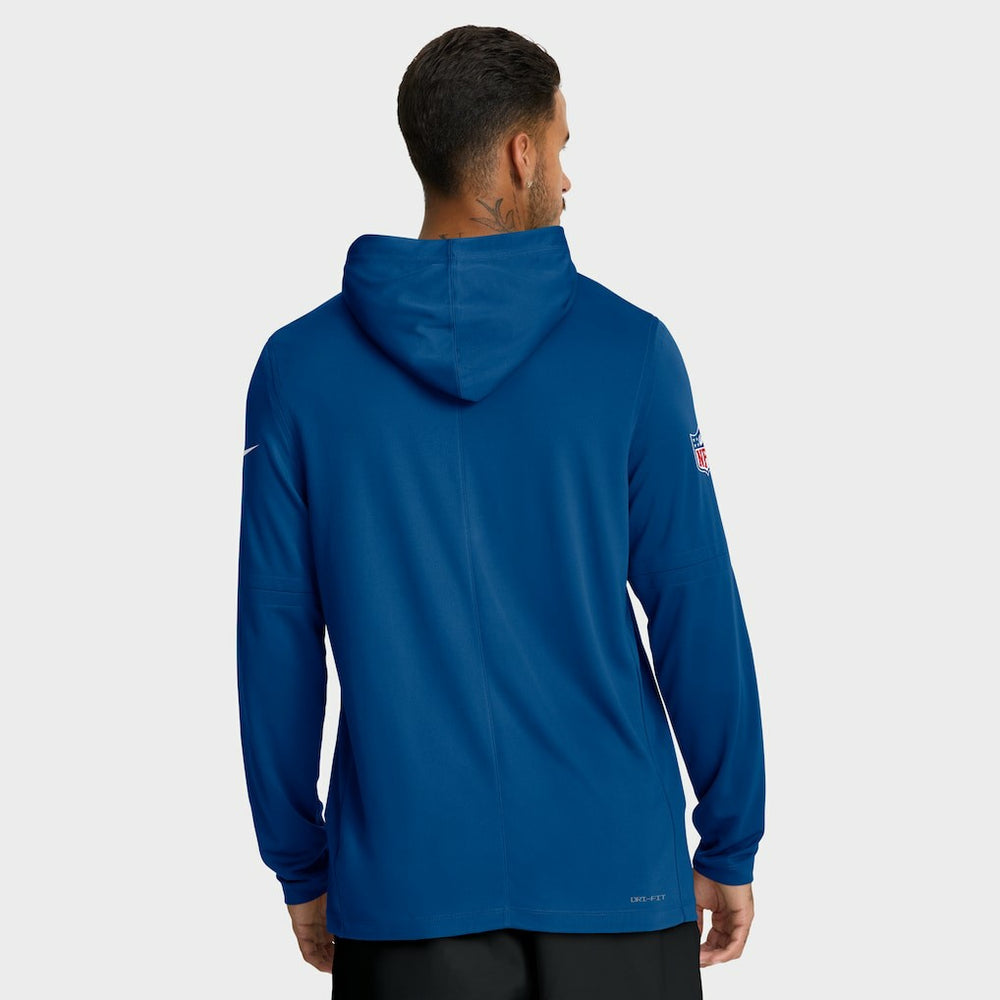 Indianapolis Colts Nike Sideline Pure Fury Performance Long Sleeve Hoodie T-Shirt