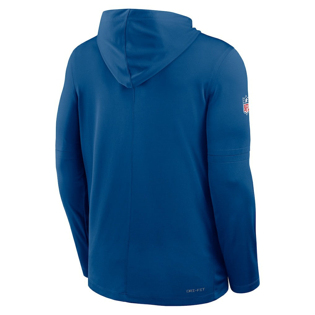 Indianapolis Colts Nike Sideline Pure Fury Performance Long Sleeve Hoodie T-Shirt