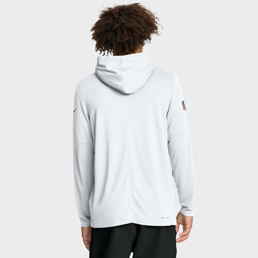 Kansas City Chiefs Nike Sideline Pure Fury Performance Long Sleeve Hoodie T-Shirt