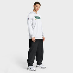 Green Bay Packers Nike Sideline Pure Fury Performance Long Sleeve Hoodie T-Shirt