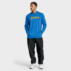 Los Angeles Chargers Nike Sideline Pure Fury Performance Long Sleeve Hoodie T-Shirt