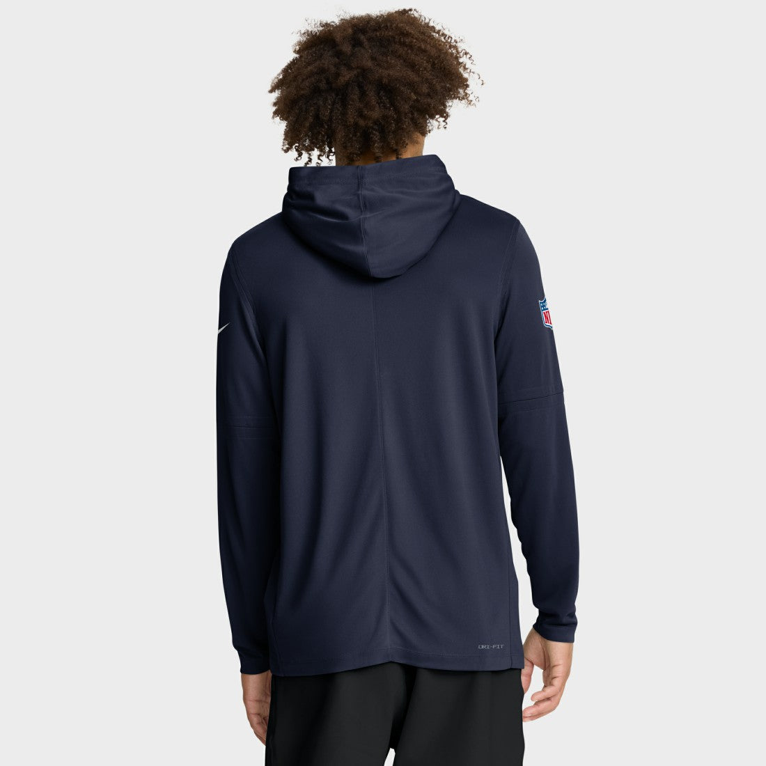Denver Broncos Nike Sideline Pure Fury Performance Long Sleeve Hoodie T-Shirt