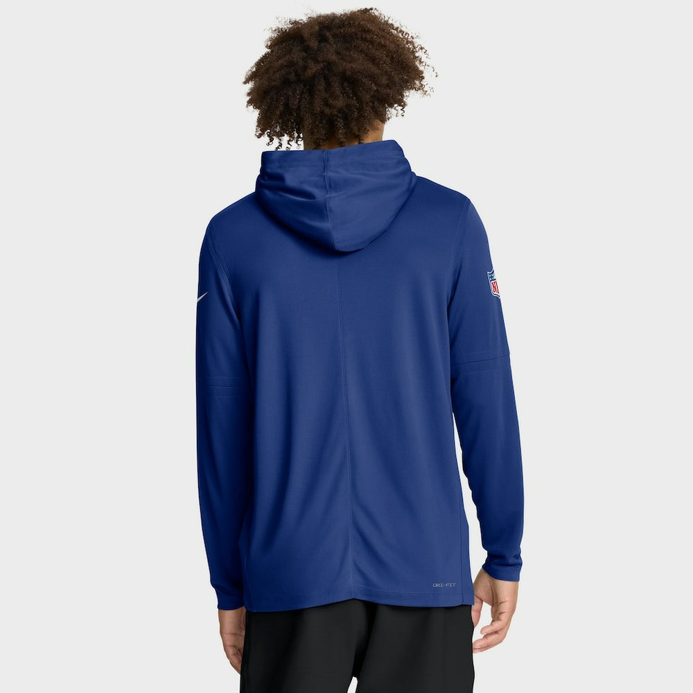 New York Giants Nike Sideline Pure Fury Performance Long Sleeve Hoodie T-Shirt