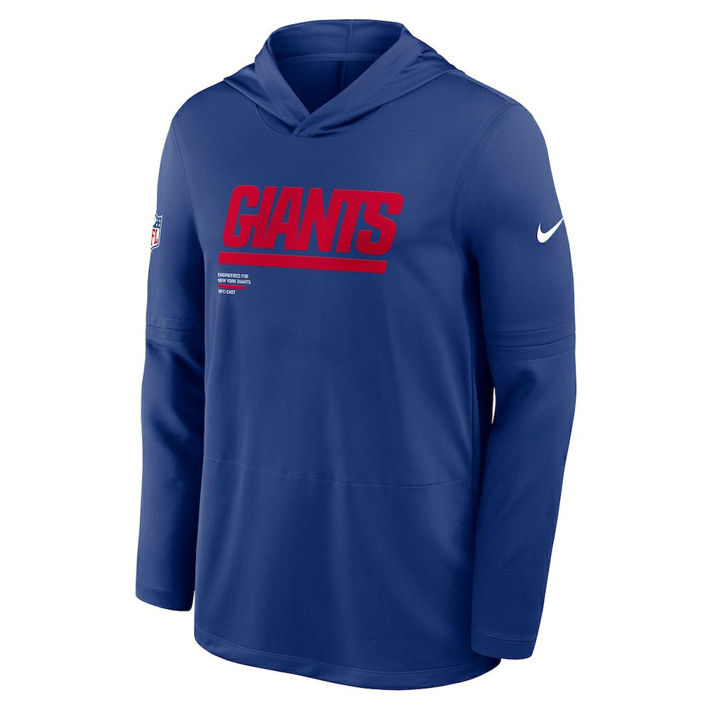 New York Giants Nike Sideline Pure Fury Performance Long Sleeve Hoodie T-Shirt
