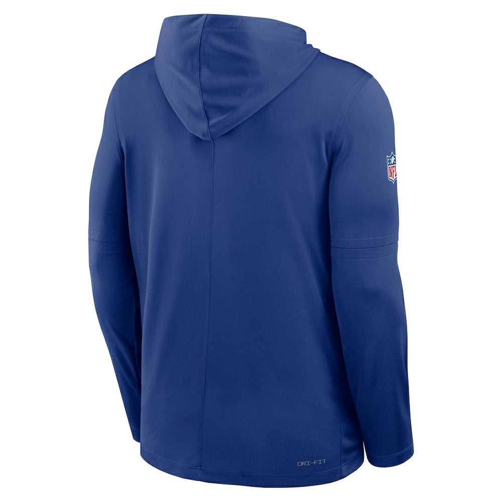 New York Giants Nike Sideline Pure Fury Performance Long Sleeve Hoodie T-Shirt
