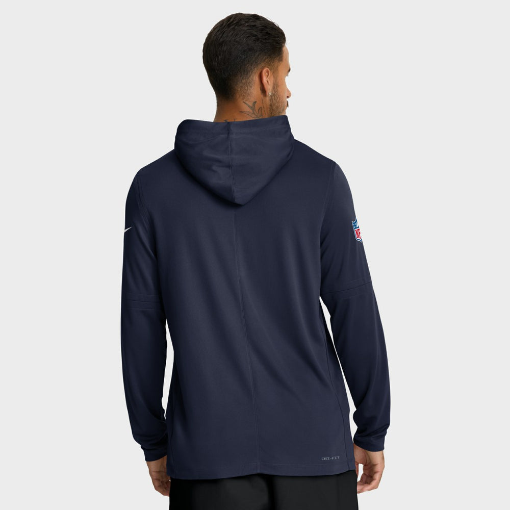 Seattle Seahawks Nike Sideline Pure Fury Performance Long Sleeve Hoodie T-Shirt