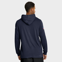 Seattle Seahawks Nike Sideline Pure Fury Performance Long Sleeve Hoodie T-Shirt