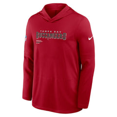 Tampa Bay Buccaneers Nike Sideline Pure Fury Performance Long Sleeve Hoodie T-Shirt