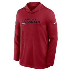 Arizona Cardinals Nike Sideline Pure Fury Performance Long Sleeve Hoodie T-Shirt