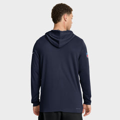 Tennessee Titans Nike Sideline Pure Fury Performance Long Sleeve Hoodie T-Shirt