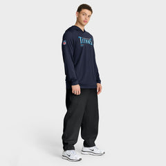 Tennessee Titans Nike Sideline Pure Fury Performance Long Sleeve Hoodie T-Shirt