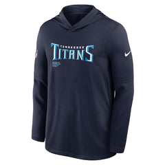 Tennessee Titans Nike Sideline Pure Fury Performance Long Sleeve Hoodie T-Shirt