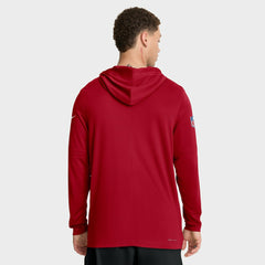 San Francisco 49ers Nike Sideline Pure Fury Performance Long Sleeve Hoodie T-Shirt