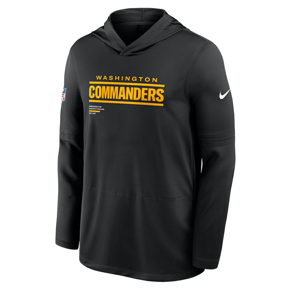 Washington Commanders Nike Sideline Pure Fury Performance Long Sleeve Hoodie T-Shirt