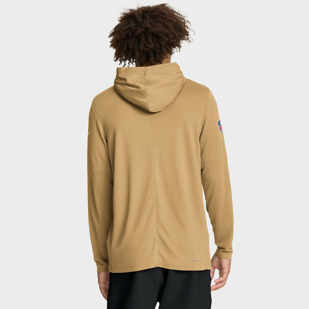 San Francisco 49ers Nike Sideline Pure Fury Performance Long Sleeve Hoodie T-Shirt