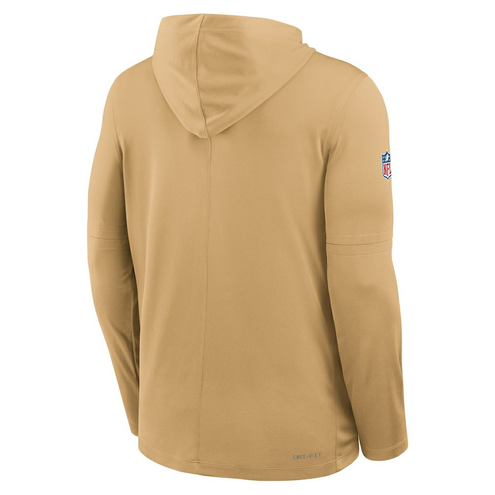 San Francisco 49ers Nike Sideline Pure Fury Performance Long Sleeve Hoodie T-Shirt