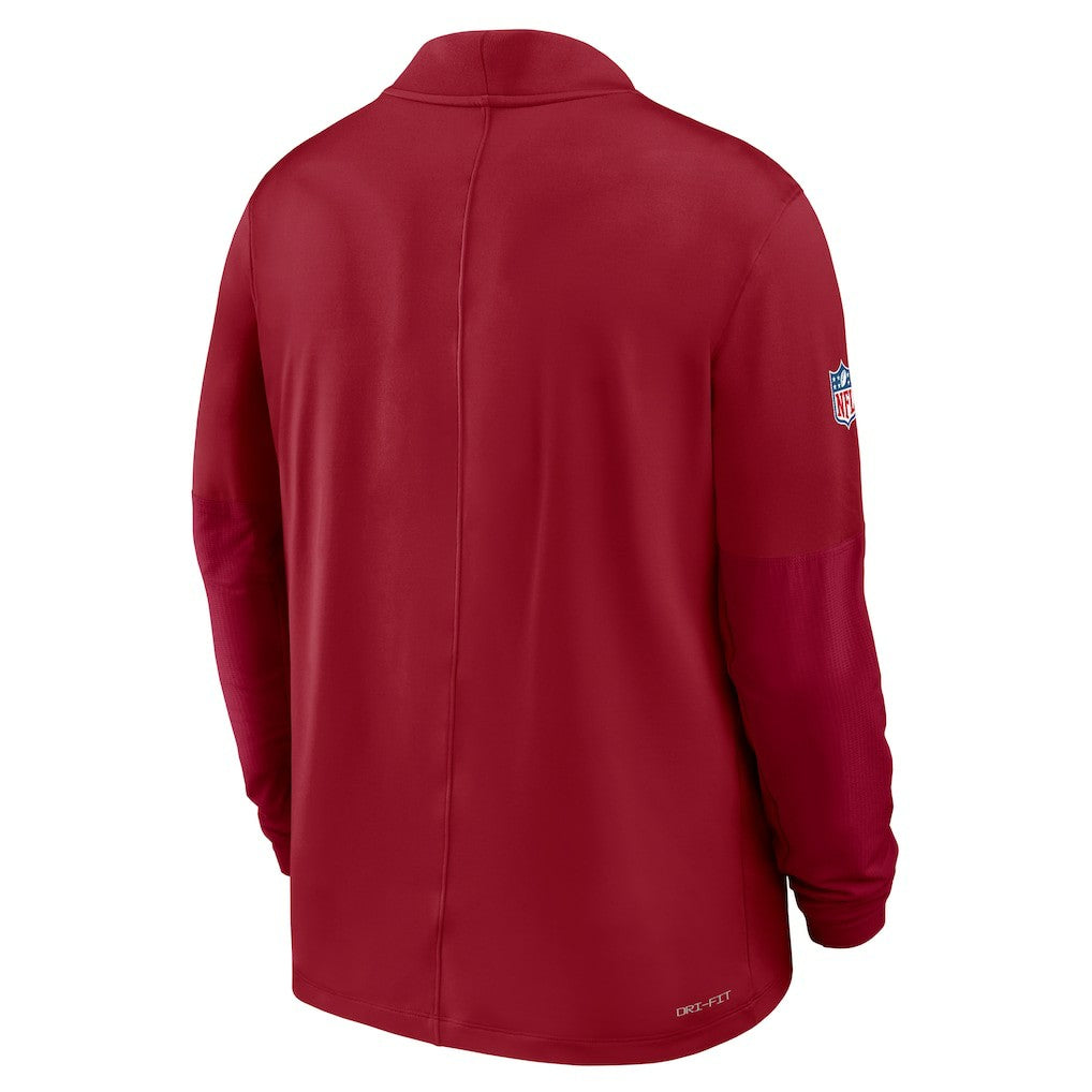 Arizona Cardinals Nike Sideline Dri-FIT Half-Zip Pullover