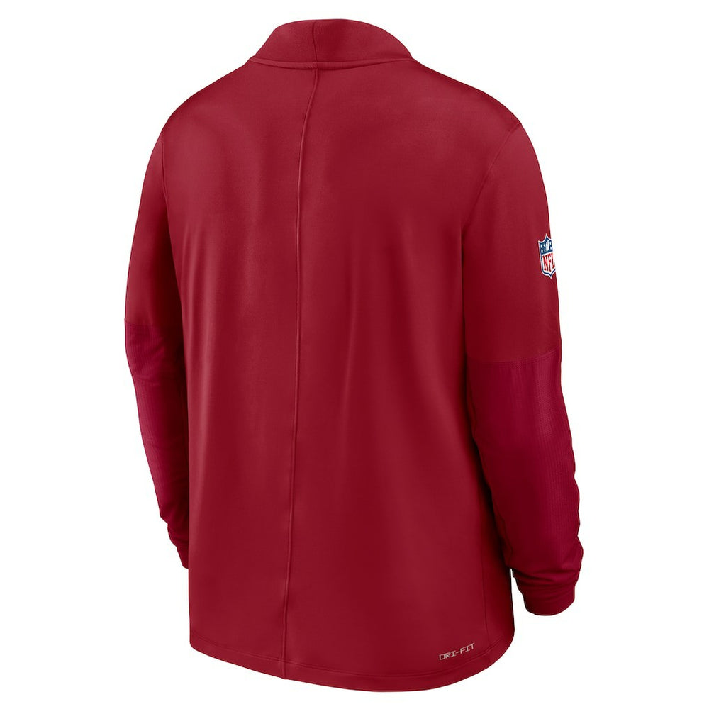 Arizona Cardinals Nike Sideline Dri-FIT Half-Zip Pullover