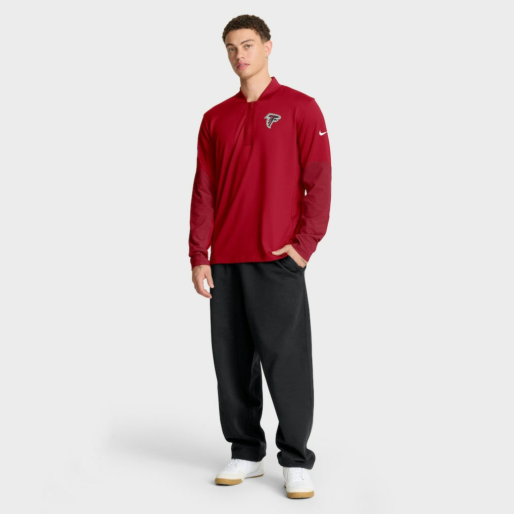 Atlanta Falcons Nike Sideline Dri-FIT Half-Zip Pullover