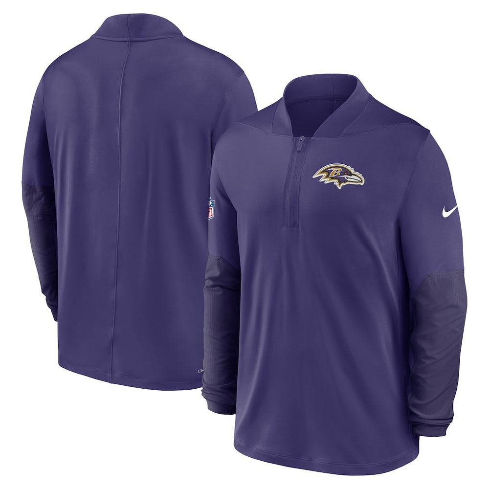 Baltimore Ravens Nike Sideline Dri-FIT Half-Zip Pullover