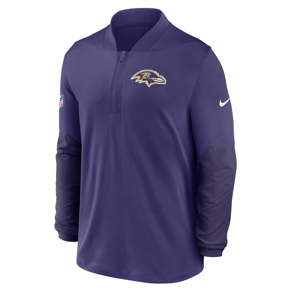 Baltimore Ravens Nike Sideline Dri-FIT Half-Zip Pullover