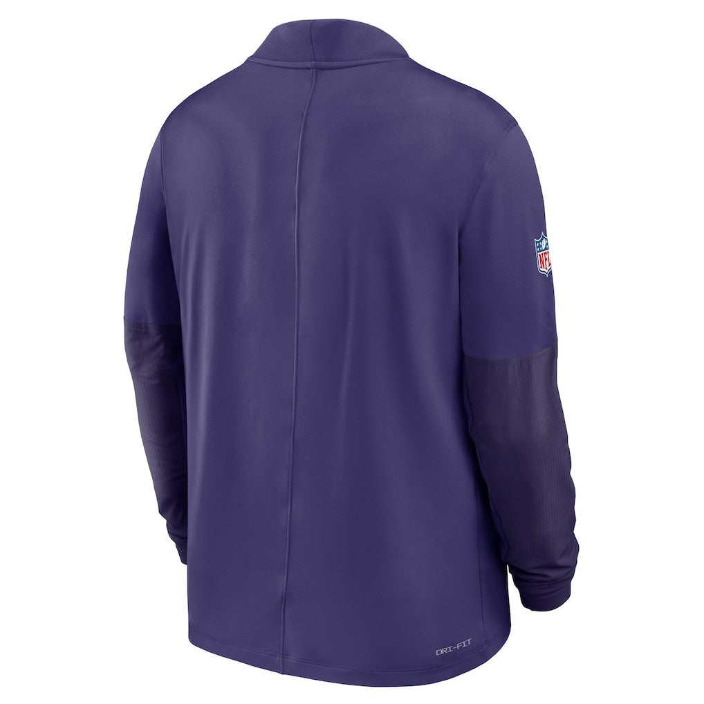 Baltimore Ravens Nike Sideline Dri-FIT Half-Zip Pullover