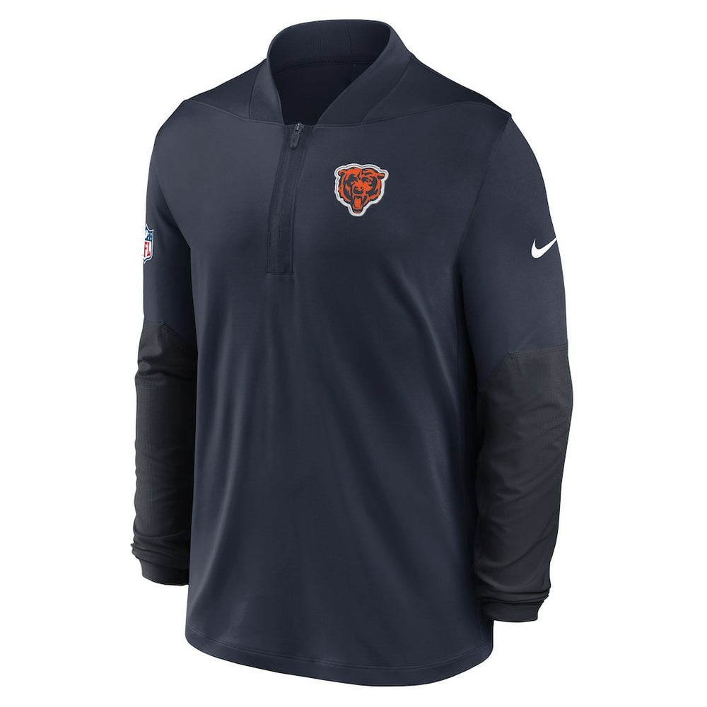 Chicago Bears Nike Sideline Dri-FIT Half-Zip Pullover