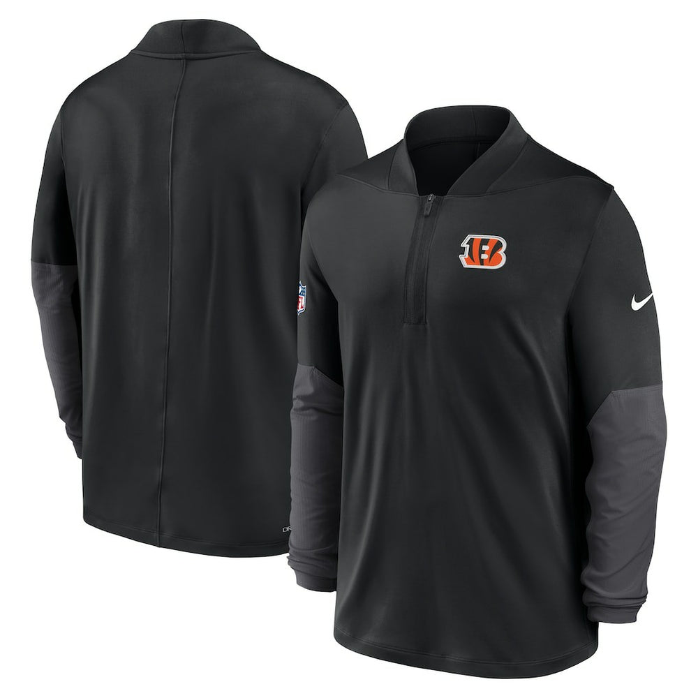 Cincinnati Bengals Nike Sideline Dri-FIT Half-Zip Pullover