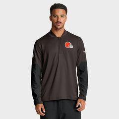 Cleveland Browns Nike Sideline Dri-FIT Half-Zip Pullover