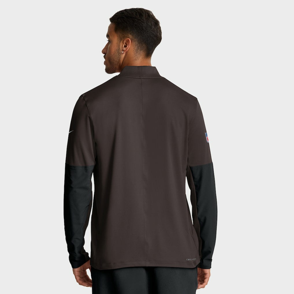 Cleveland Browns Nike Sideline Dri-FIT Half-Zip Pullover