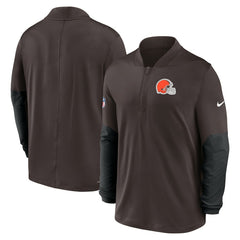 Cleveland Browns Nike Sideline Dri-FIT Half-Zip Pullover
