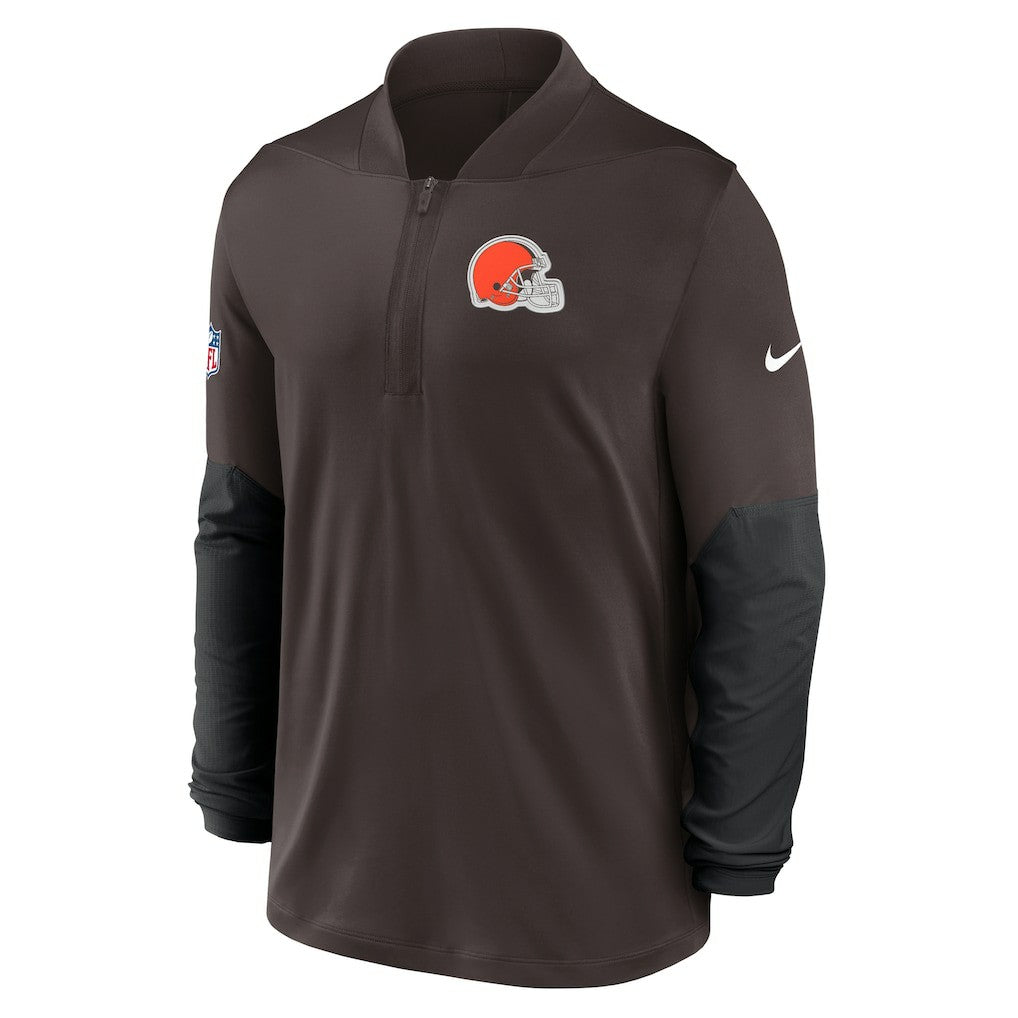 Cleveland Browns Nike Sideline Dri-FIT Half-Zip Pullover