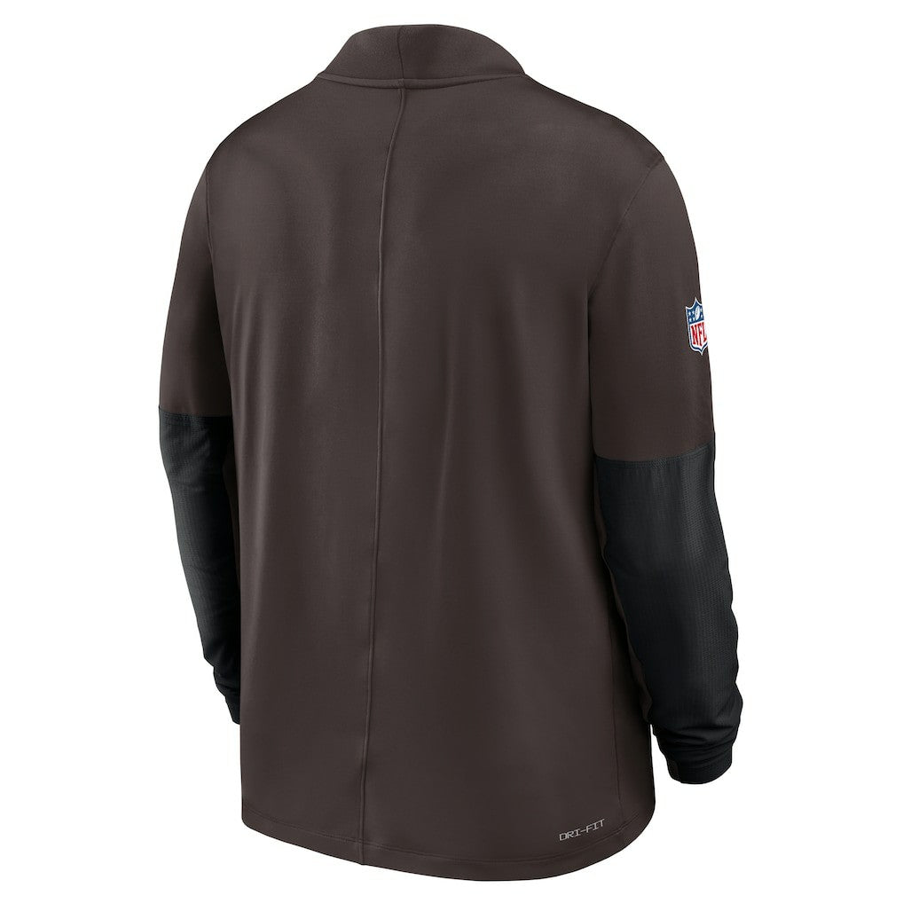 Cleveland Browns Nike Sideline Dri-FIT Half-Zip Pullover