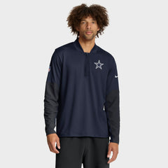 Dallas Cowboys Nike Sideline Dri-FIT Half-Zip Pullover