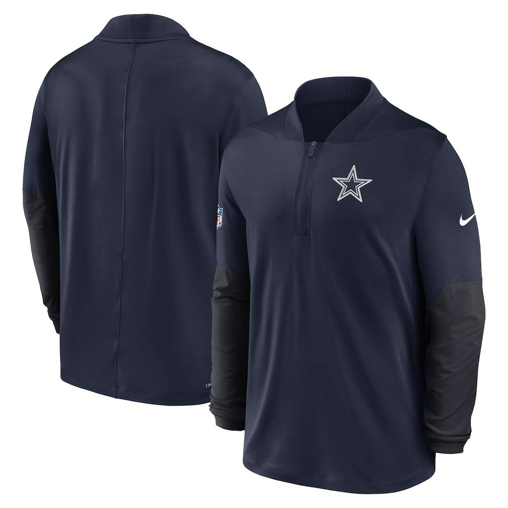 Dallas Cowboys Nike Sideline Dri-FIT Half-Zip Pullover