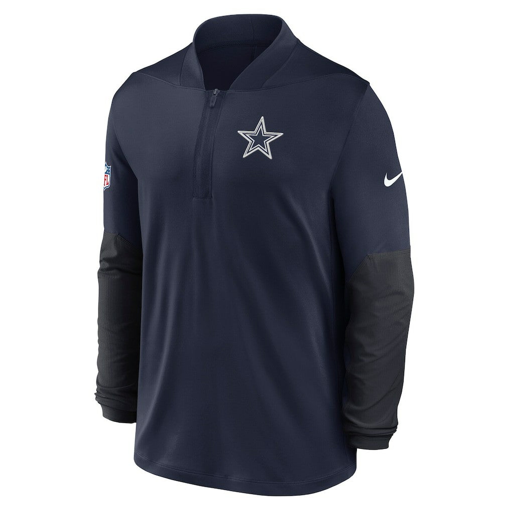 Dallas Cowboys Nike Sideline Dri-FIT Half-Zip Pullover