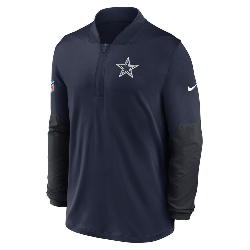 Dallas Cowboys Nike Sideline Dri-FIT Half-Zip Pullover