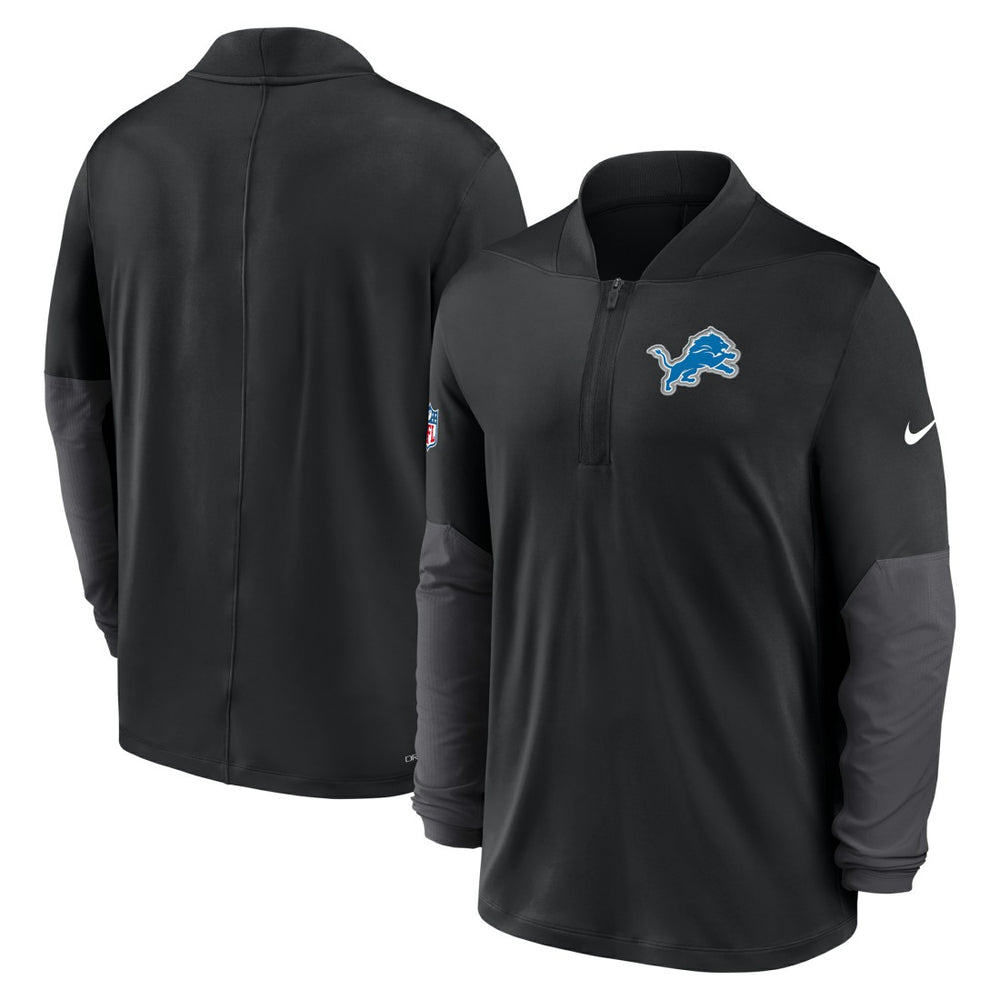 Detroit Lions Nike Sideline Dri-FIT Half-Zip Pullover