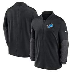 Detroit Lions Nike Sideline Dri-FIT Half-Zip Pullover