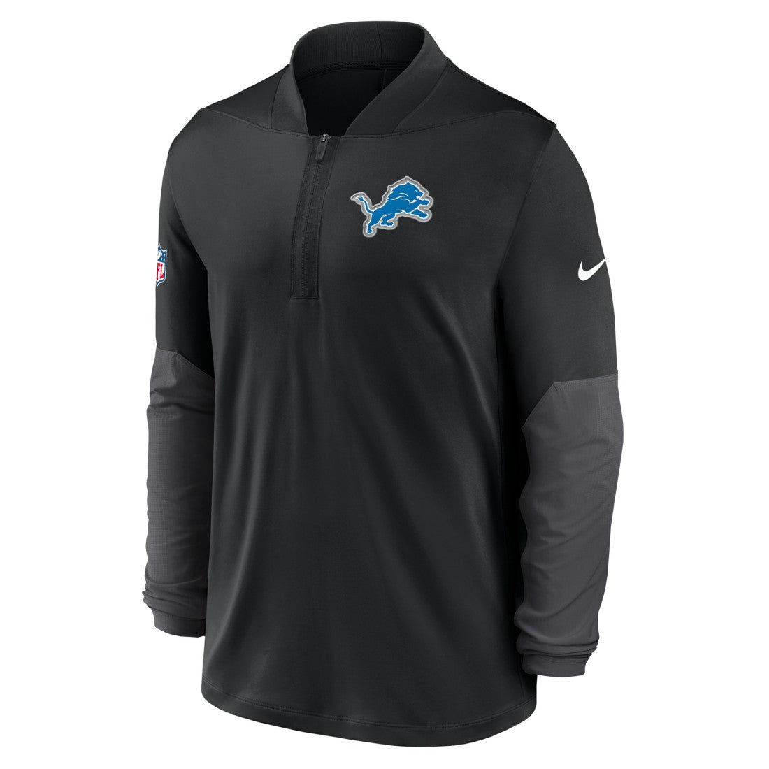 Detroit Lions Nike Sideline Dri-FIT Half-Zip Pullover