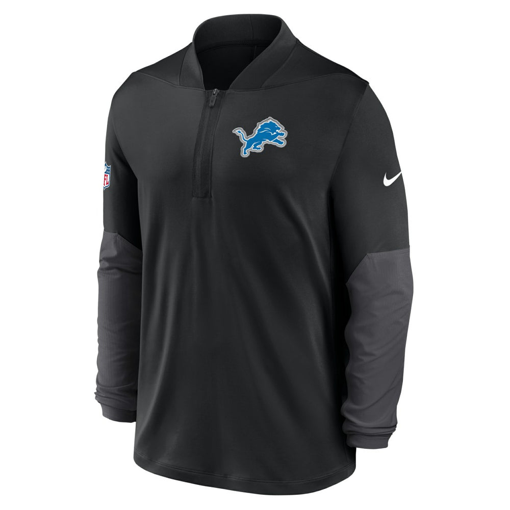 Detroit Lions Nike Sideline Dri-FIT Half-Zip Pullover