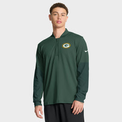 Green Bay Packers Nike Sideline Dri-FIT Half-Zip Pullover